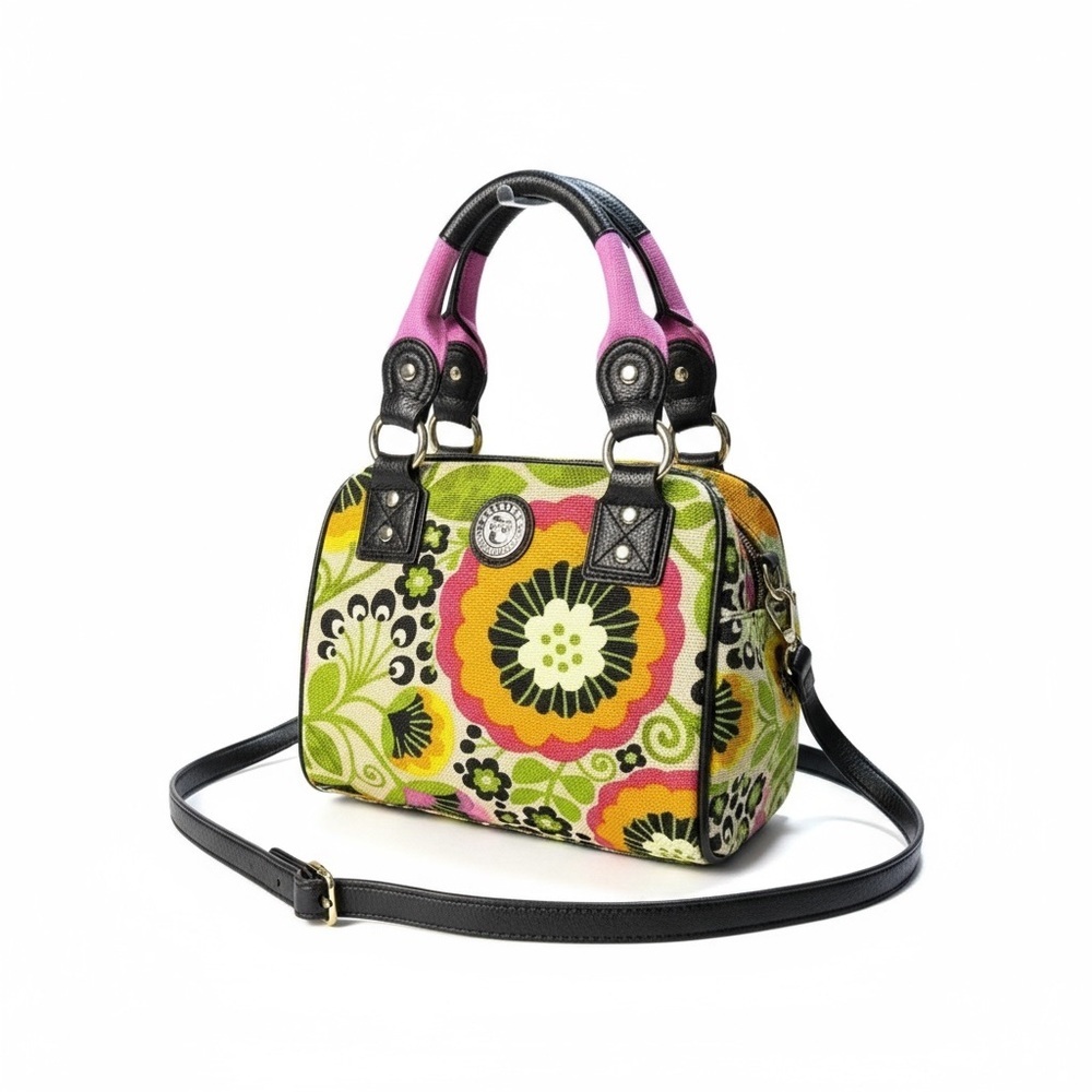 Spartina 449 Floral Linen Satchel